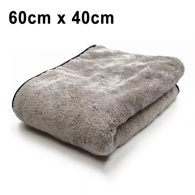 Premium Super Absorbent Microfiber Car Wash Towel - 100x40 cm Auto Cleaning Cloth for Efficient One-Time Drying