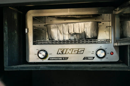 Adventure Kings Stainless Steel 12V Electric Camping Oven with Maximum Temperature of 180°C