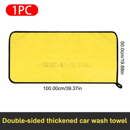 SEAMETAL Premium Microfiber Car Wash Towel for Detailing and Drying