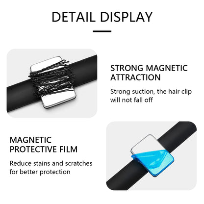 Professional Magnetic Pincushion and Silicone Wristband for Sewing and Hairstyling Applications