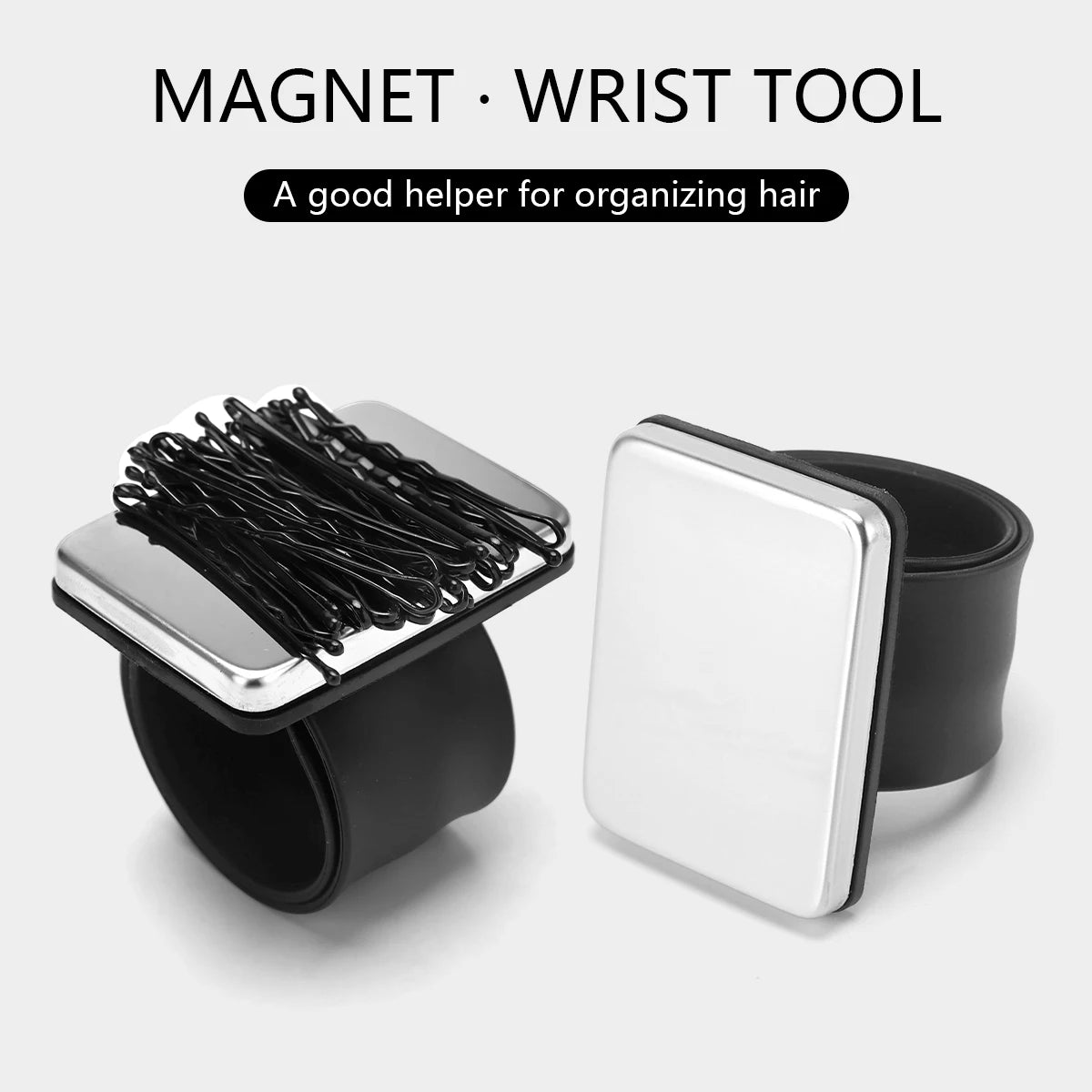 Professional Magnetic Pincushion and Silicone Wristband for Sewing and Hairstyling Applications
