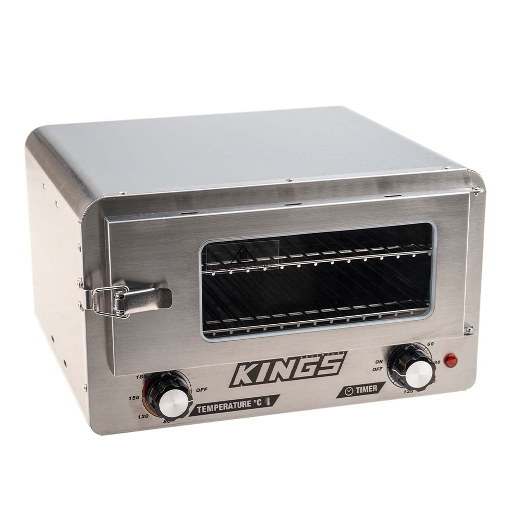 Adventure Kings Stainless Steel 12V Electric Camping Oven with Maximum Temperature of 180°C